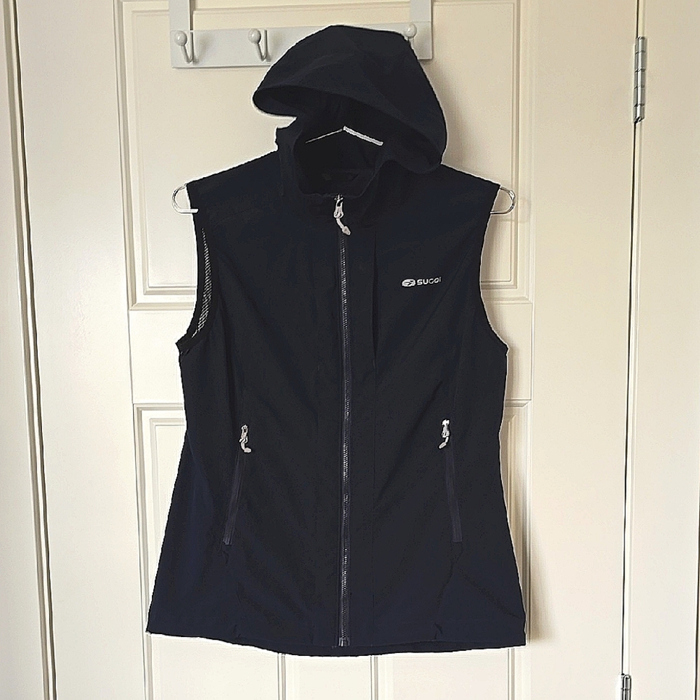 Sugoi Women's Black Hooded Vest